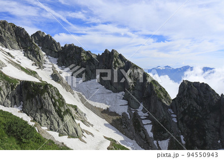 剱岳 八ツ峰の岩稜 94550943