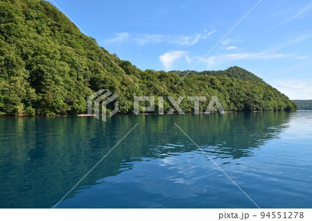 晴天の支笏湖　北海道 94551278