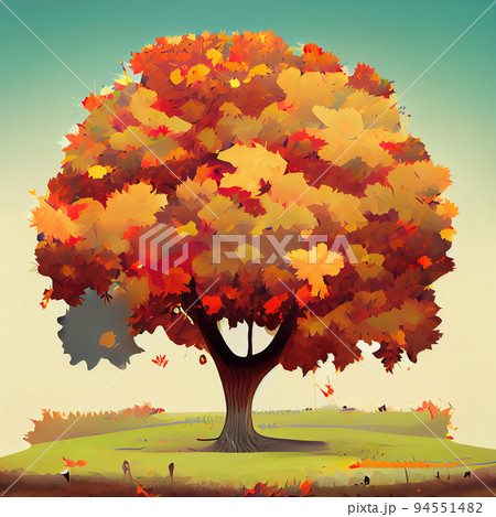 Learn To Draw An Autumn Tree