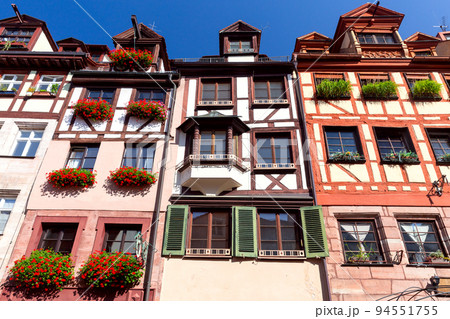 Historical part of the old town of Nuremberg, Franconia, Germany. Historical part of the old town of Nuremberg, Franconia, Germany. 94551755