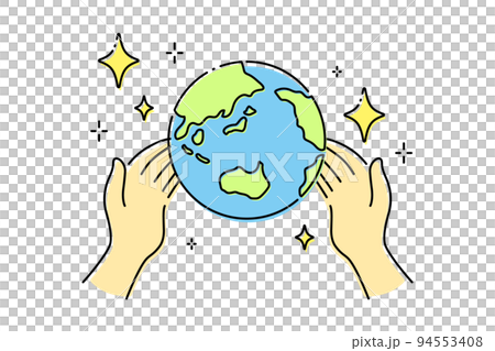 手和地球可持續發展目標 94553408