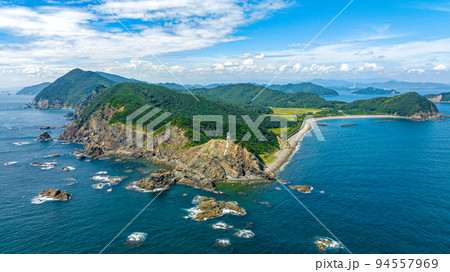 【徳島】蒲生田岬【ドローン空撮】 94557969