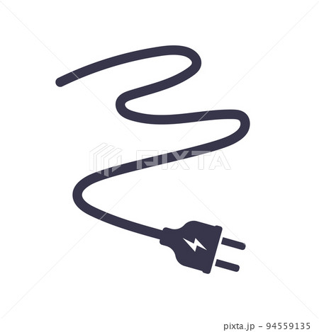 Electric plug power vector consumption ac symbol icon. Electric plug icon illustration isolated 94559135