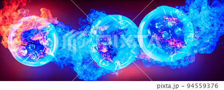 Abstract red Blue fire flames. fantasy Background Abstract red Blue fire flames. fantasy Background 94559376