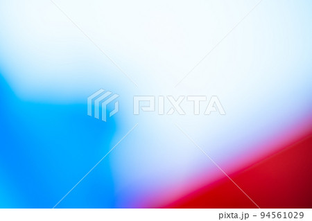 青と赤の抽象背景 緩やかな曲線の写真素材 [94561029] - PIXTA
