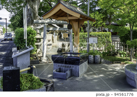 松本　松本神社前井戸　長野県松本市 94561776