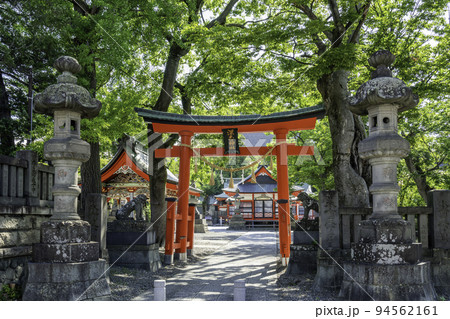 松本　深志神社　鳥居　長野県松本市 94562161