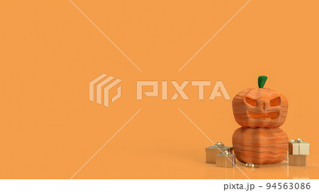 The halloween pumpkin for holiday concept 3d rendering The halloween pumpkin for holiday concept 3d rendering 94563086