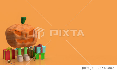 The halloween pumpkin for holiday concept 3d rendering 94563087