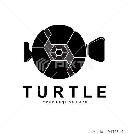 Sea Turtle Logo Design Protected Amphibian Marine Animal Icon Illustration, Vector Brand Corporate Identity 94563164