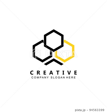 yellow honey bee logo vector symbol yellow honey bee logo vector symbol 94563399