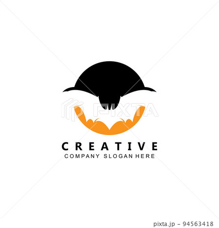 night animal halloween bat logo vector symbol 94563418