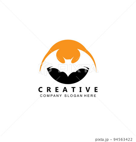 night animal halloween bat logo vector symbol 94563422