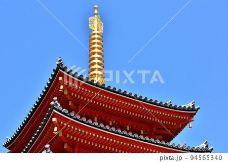 東長寺五重塔相輪　福岡市の新観光スポット　福岡市博多区 94565340