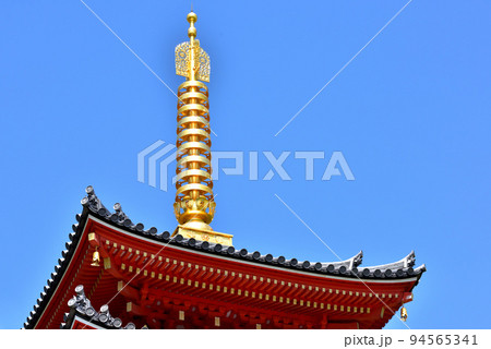 東長寺五重塔相輪　福岡市の新観光スポット　福岡市博多区 94565341