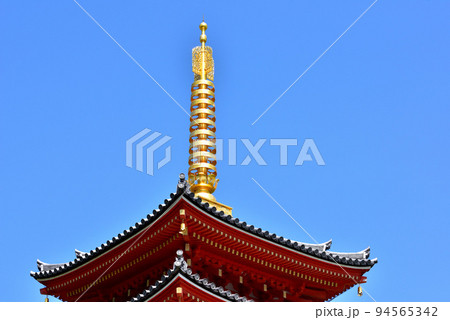 東長寺五重塔相輪　福岡市の新観光スポット　福岡市博多区 94565342