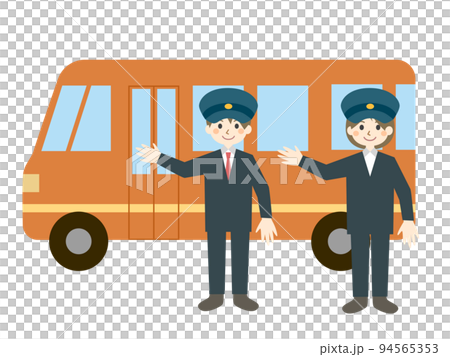 Bus and driver 94565353