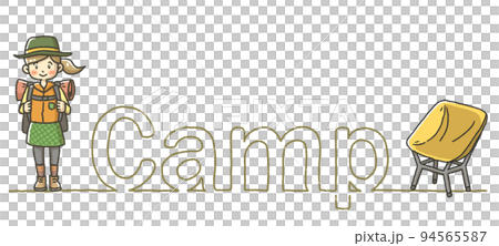 營地插圖徽標 營地插圖徽標 94565587