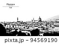 「Florence（フィレンツェ）の街並み」in Italy 94569190