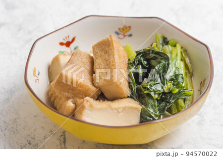 厚揚げと水菜のさっと煮 94570022