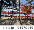 陽の光と秋景色(蓼科湖) 94570145