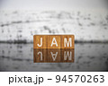 ビジネスイメージ（マーケティング用語編）ブロック文字JAM 94570263