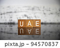 ビジネスイメージ（マーケティング用語編）ブロック文字UAE 94570837