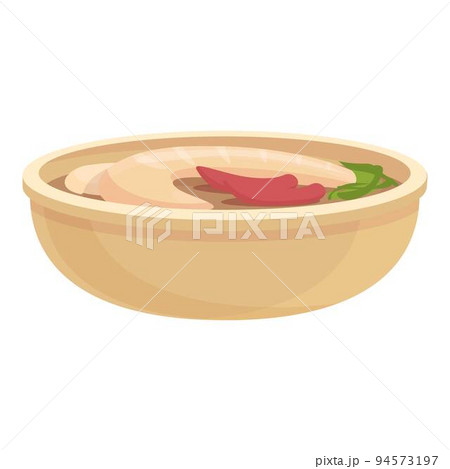 Tempura soup icon cartoon vector. Japanese food. Oden cuisine Tempura soup icon cartoon vector. Japanese food. Oden cuisine 94573197