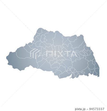埼玉県と市町村地図 94573337
