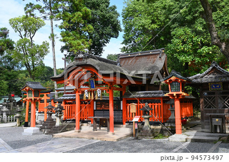 京都市伏見稲荷大社境内の玉山稲荷社 京都市伏見稲荷大社境内の玉山稲荷社 94573497