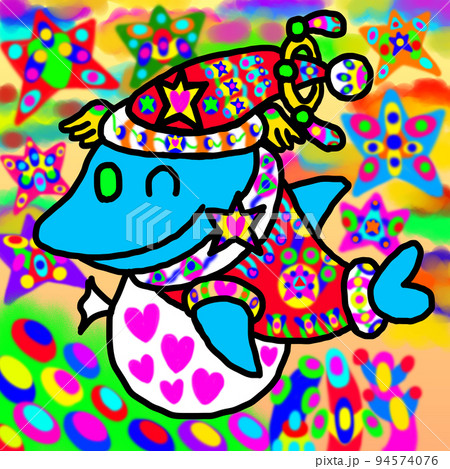 イルカのサンタクロース 94574076