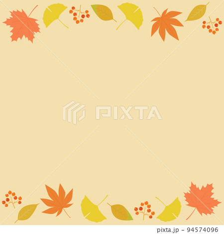秋イメージの背景素材 秋の植物 正方形 秋イメージの背景素材 秋の植物 正方形 94574096