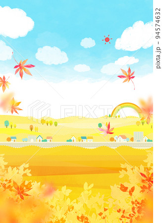 秋の行楽日和 背景素材 秋の行楽日和 背景素材 94574632