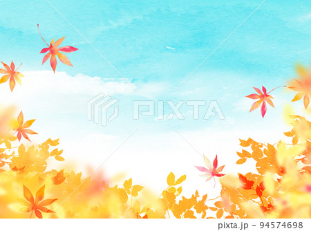 紅葉の季節 背景素材 紅葉の季節 背景素材 94574698