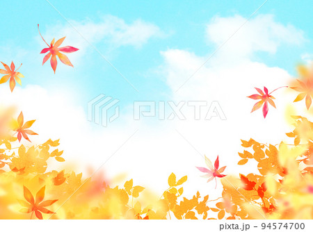紅葉の季節　背景素材 94574700