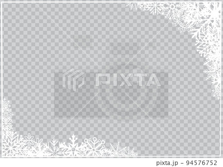 Christmas winter season photo frame template 94576752