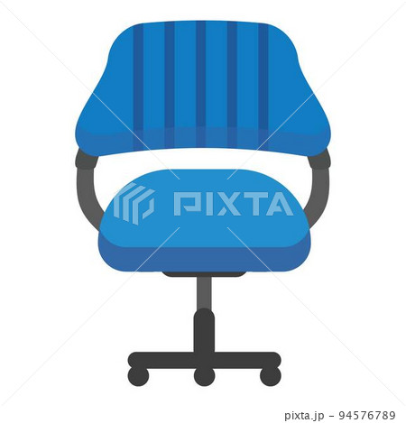 Job desk chair icon cartoon vector. Office side. Business interior 94576789