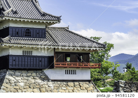 松本城 天守閣 月見櫓 長野県松本市 松本城 天守閣 月見櫓 長野県松本市 94581120