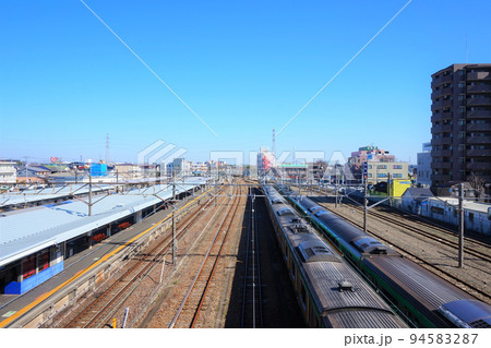 籠原駅 高崎線 東日本旅客鉄道 JR東日本 橋上駅舎 籠原駅 高崎線 東日本旅客鉄道 JR東日本 橋上駅舎 94583287