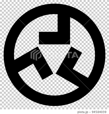 It's a family crest. It is called a corner gotoku. 94584039