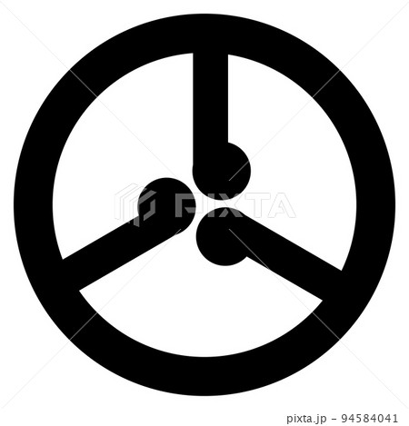 家紋です。丸五徳といいます。 94584041