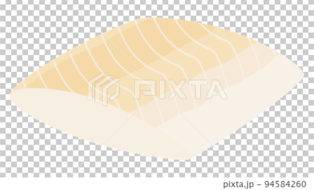 カレイの切り身のイラスト 94584260