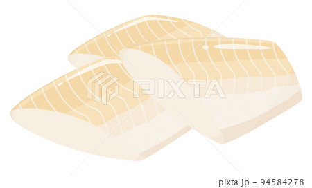 カレイの切り身のイラスト 94584278