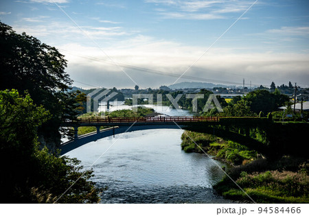 寒河江川と臥龍橋 寒河江川と臥龍橋 94584466