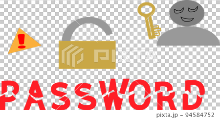 パスワードが盗まれたのをイメージ パスワードが盗まれたのをイメージ 94584752
