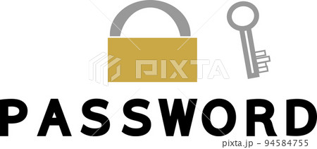 パスワードをイメージしたイラスト パスワードをイメージしたイラスト 94584755