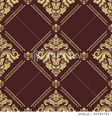 Classic Seamless Vector Fine Pattern With Arabesques Classic Seamless Vector Fine Pattern With Arabesques 94584785