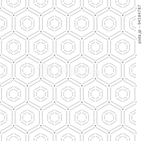 Seamless Vector Pattern With Hexagonal Dotted Shapes Seamless Vector Pattern With Hexagonal Dotted Shapes 94584787