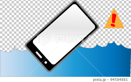水下智能手機的插圖 94584881