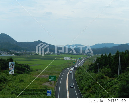 岩美町の国道178号線から見る国道9号線の風景 岩美町の国道178号線から見る国道9号線の風景 94585160